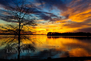 Colorful Lake Murray Sunset