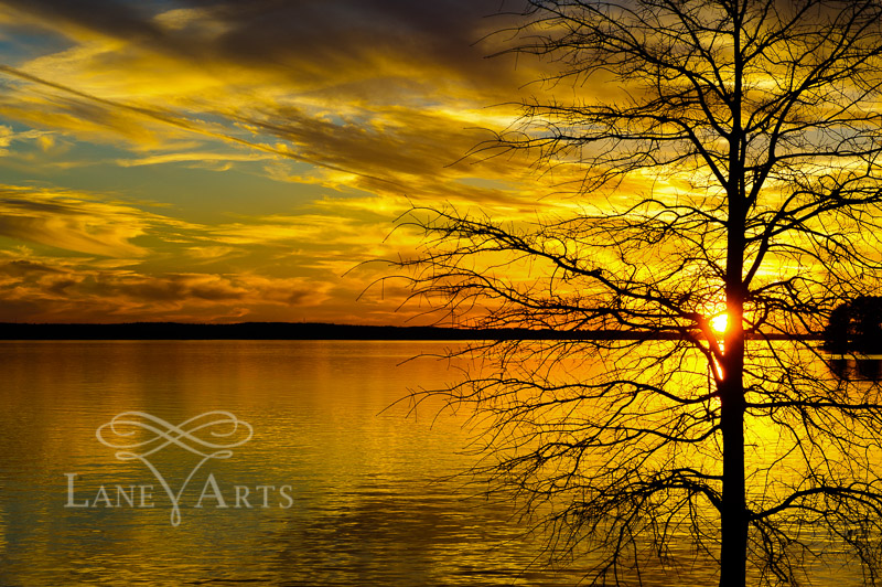 Golden Lake Murray Sunset